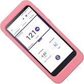Premium Silicone Case (More fit/More Coverage/More Protection) for Omnipod 5 Receiver (Continuous Glucose Monitoring) (Pink)