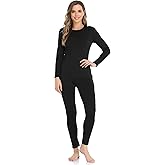 WEERTI Thermal Underwear for Women Long Johns with Fleece Lined Base Layer Women Cold Weather Top Bottom