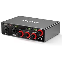 PIYONE Audio Interface, 2X2 24-bit/192kHz Interface for High