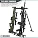 Savior Equipment Tactical Mobile Rifle Shotgun Steel Rack Free-Standing Gun Display Storage - Heavy Duty Steel, Foldable Design, 6-Slot Fit Most Firearms Longer Than 30