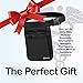 Nurse Fanny Pack with Stethoscope Holder - Multi-compartment Nurse Fanny Pack for Women and Men, Nurse Pouch Belt Bag Extended Strap, Medical Fanny Pack Nurse Pocket Organizer Waist Bag (Black)