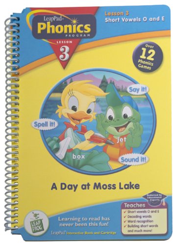 LeapPad Phonics Program Book #3: A Day at Moss Lake