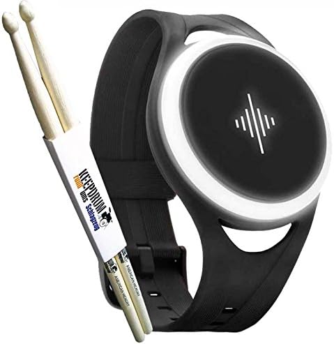 Sound burner Pulse mobile vibration metronome and Keepdrum drumsticks, 1 pair