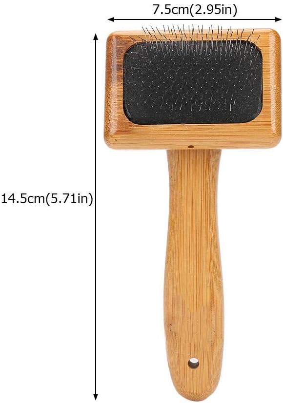 Professional Soft Curved Slicker Brush for Dogs and Cats with Medium and Long Hair - Pet Grooming Tool, #1 - Image 3