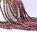 Natural Stone Beads 100pcs 8mm Round Red Jasper Genuine Real Stone Beading Loose Gemstone Hole Size 1mm DIY Charm Smooth Beads for Bracelet Necklace Earrings Jewelry Making (Red Jasper)