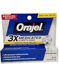 Orajel Mouth Sore Medicine, Gel, .42 Oz by Orajel