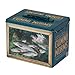 Chocolate Ammo Gummi Worms Vintage Collector Tin -Eat the Sweet and Sour Gummies Then Use the Tin As a Tackle Box, Great Gift for Fishermen of All Ages.