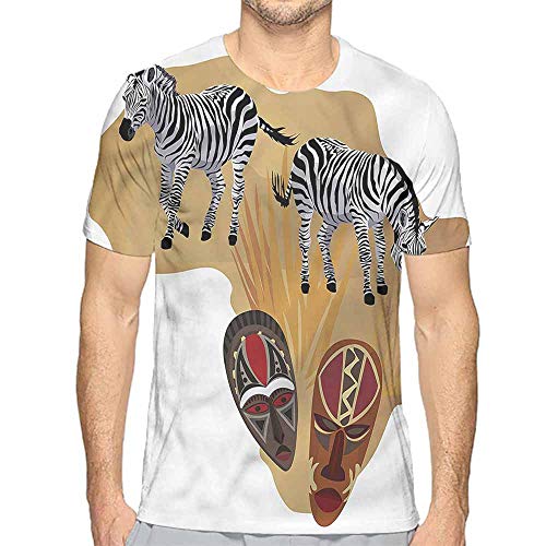 t Shirt Safari,Traditional Ceremonial Mask Printed t Shirt XL