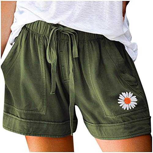 aihihe Women Loose Shorts Plus Size Summer Casual Wide Leg Shorts