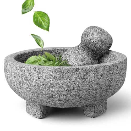 20 * 9 cm, Material de Granito, Pilao com Socador, Socador Alho, Pilão com Socador, Socador de Alho Pilao, Pilão de Pedra