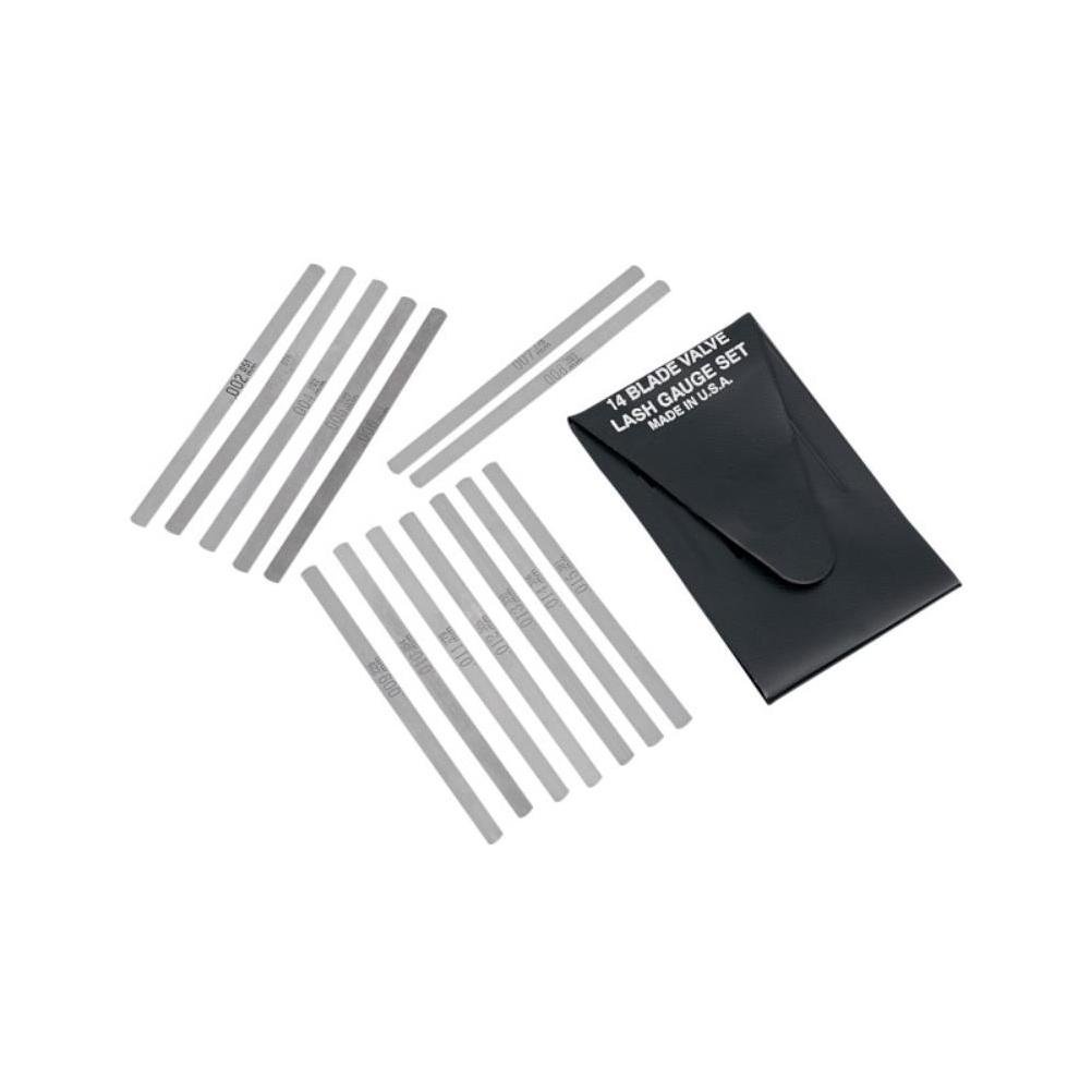A & E HAND TOOLS 14 Pc Feeler Gauge Set (1610) | Precision Gap Tool for Motorcycle Tune-Ups & Valve Adjustments