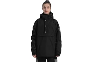 BSASB Womens Mens Ski Jackets Snowboard Coats Waterproof Windproof Pullover Jacket for Women Skiing Snowboarding Sports