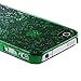 Snap-on Case compatible with Apple iPhone 4 / 4S , Clear Green Waterdrop