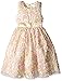 American Princess Big Girls' Marled Sequin Soutache Dress