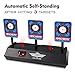 JTKS Target Practice Shooting for Nerf Elite Mega Rival, Electric Scoring Auto Reset Shooting Digital Target for Kids Boys Girls with 20 PCS Refill Darts and 2PCS Hand Wrist Bands