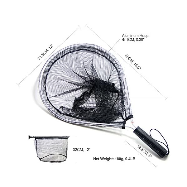 SAMS-Aluminum-Landing-Nets-Catch-and-Release-Net-Fish-Saver-Nylon-Mesh-for-Fly-Trout-Kayak-Boating-Fishing