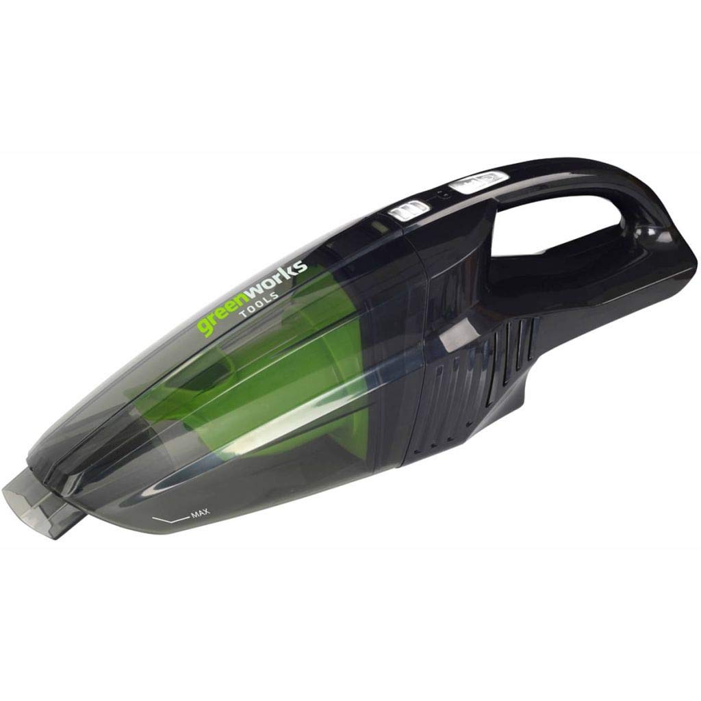 Greenworks battery-powered hand vacuum cleaner G24HV (Li-Ion 24 V 2 speed 2-filter system for wet and dry use without battery and charger)