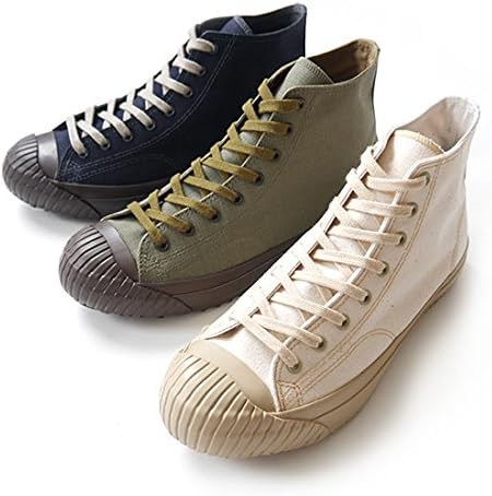 Amazon Co Jp Nigel Cabourn ナイジェルケーボン Moonstar ムーンスター コラボ ハイカット ミリタリーシューズ スニーカー 正規取扱品 9 5 28 0cm Olive 1 服 ファッション小物