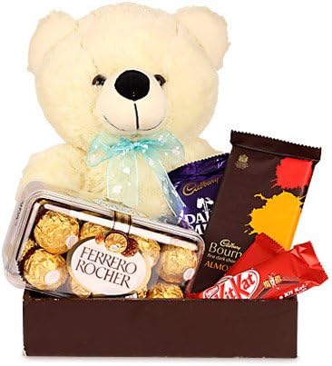 SFU E Com Ferrero Rocher Chocolate Gift Basket | Gift for Holi, Rakhi, Diwali, Anniversary, Birthday, Christmas, Valentine, Her, Him | Assorted Chocolate Gift | 193