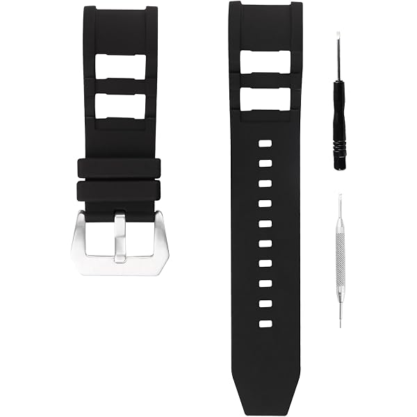 Cinturino In Gomma Nera 26mm Per Orologio Invicta Subacqueo, Modelli 1201 1805 1845 1959