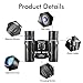Holisouse 8x21 Binoculars for Adults Compact HD Professional Folding Roof Prism Binocular Scope for Bird Watching Hunting Travel Stargazing Concerts Outdoor Sports