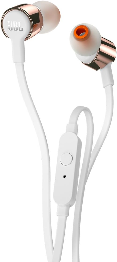 JBL T210 Harman In-Ear Headphone - Rose Gold