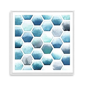 Framed Geometric Figure Home Artwork for Living Room Bedroom
