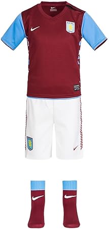 aston villa baby football kit