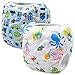 Storeofbaby 2pcs Baby Swim Cloth Diapers Reusable Adjustable for 0-36 Months (Pack of 2)