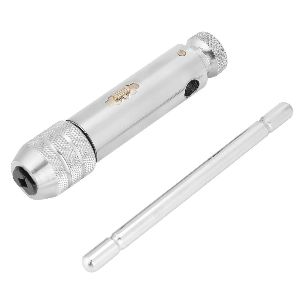 YWBL-WH Small Tap Wrench Ratchet Tap Wrench Adjustable T-Bar Handle Wrench M3-M8 / M5-M12 for Tap & Die Set(M5-M12), Tap Wrench