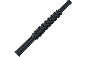 ARGOMAX Massage Stick, Manual Massage Stick, Muscle Rolling Stick for Relieving Muscle Soreness and Reducing Muscle Spasm and Tension. Black.