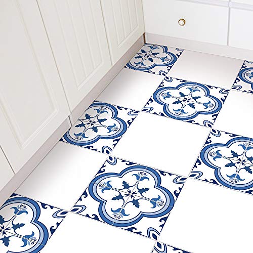 Alwayspon Vinyl Floor Wall Tiles Sticker, Waterproof NonSlip