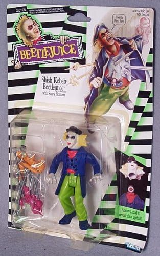 Shish Kebab Beetlejuice with Scary Skewers Action Figure by Kenner Beetlejuice