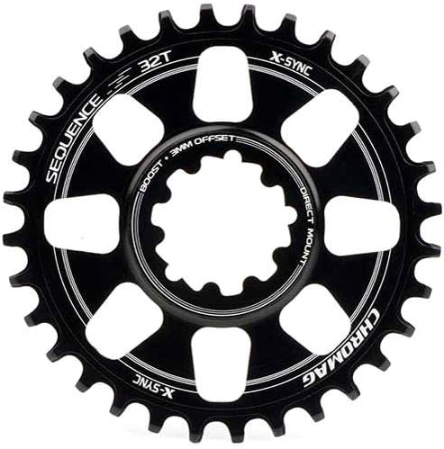 Chromag, Sequence Boost, 28T Chainring, 9-11sp, BCD: 104, 7075 Aluminum, Black