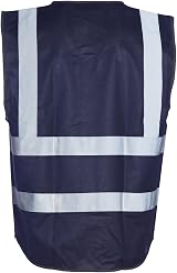 Blackrock Hi Vis Vest Navy Reflective Safety PPE Size Small view 3