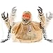 Halloween Haunters Animated Skeleton Zombie Crawling Mummy Groundbreaker Graveyard Prop Decoration - Moving Head & Arms, Scary Howls, Flashing Red LED Eyes, Chains - Battery Operated