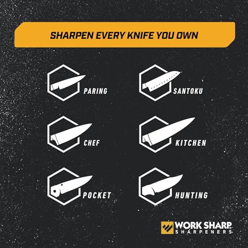 Work Sharp Rolling Knife Sharpener with 4 sharpening angles for all