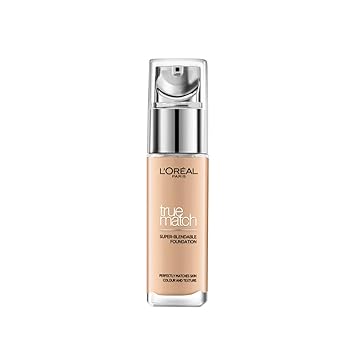 L'Oreal Paris True Match Super Blendable Liquid Foundation Golden Beige 3D3W, 30ml
