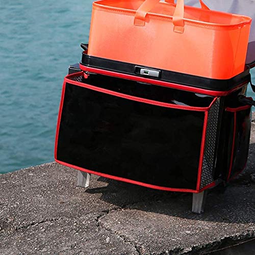 SQQSLZY Multifunktionale Hartabdeckung Fischerbox Angelkasten Big Rad-verdickter Fischbox Fischschutz-Eimer kann sitzen – Bild 3
