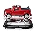 Bright Starts 3 Ways to Play Adjustable Portable Baby Walker for Boys (Red)