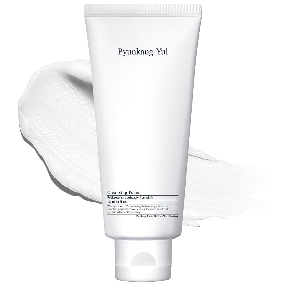 PYUNKANG YUL Cleansing Foam - Korean Facial Wash for All Skin Types - Zero-irritation Face Washer extracted from Coconut - Moisturized Skin & Creating Moisture Barrier after Cleansing - 150ml