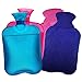 AZMED Hot Water Bottle with Cover, 2-Liter Natural Warm Compress and Heating Pad for Cramps and Back Pain, 2-Pack