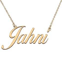 HUAN XUN Customized Custom Simple Any Name Necklace