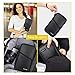 Fireproof Family Travel Itinerary Passport Holder Wallet Travel Accessories RFID Blocking Document Organizer Case with Strap for Women & Men