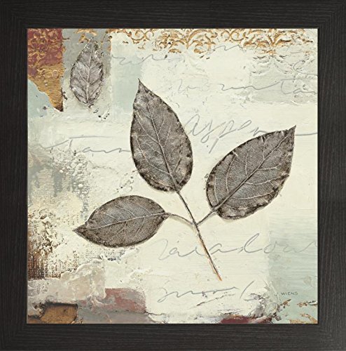 Frame Company Watson Range Silver Leaves II by James Weins, Photo Frame - 40 x 40 cm, Black