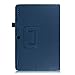 Fintie Case for Insignia Flex 10.1 Inch Tablet NS-P10A7100/NS-P10A8100, Slim Fit Premium Vegan Leather Folio Cover with Stylus Holder, Navy