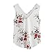 TOPUNDER Women Clothing 2018 Women Floral Casual Tops Sleeveless Crop Vest Tank Shirt Blouse Cami by Topunder