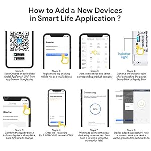 UNEEDE Wifi Schalter Smart Life Schalter 10A WLAN 2 Test ...
