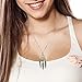 LUX ACCESSORIES Dreamcatcher Owl Elephant Spear Arrow Head Boho Tribal Leaf Crystal Floral Interchangeable Charm Pendant Necklace (7 Charms)