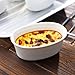 Sweese 506.001 Porcelain Ramekins 6 Ounce Souffle Dishes, Oval Ramekins for Baking, Set of 6 - White